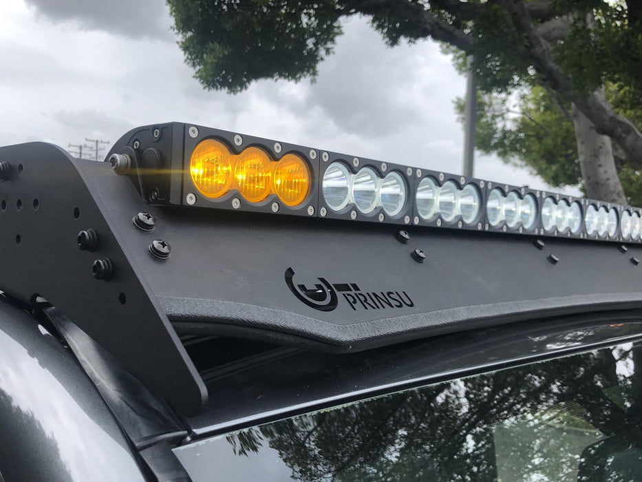 Dual Function Amber/White LED Light Bar Prinsu Mounting Bracket Kit Include Dual Function LED Light Bar NO Wiring Harness