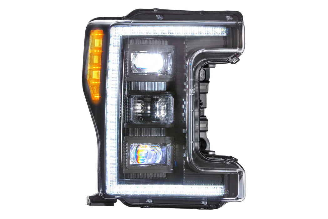 Morimoto XB Hybrid LED Headlights: Ford Super Duty (17-19) (Pair / ASM) (SKU: LF554)