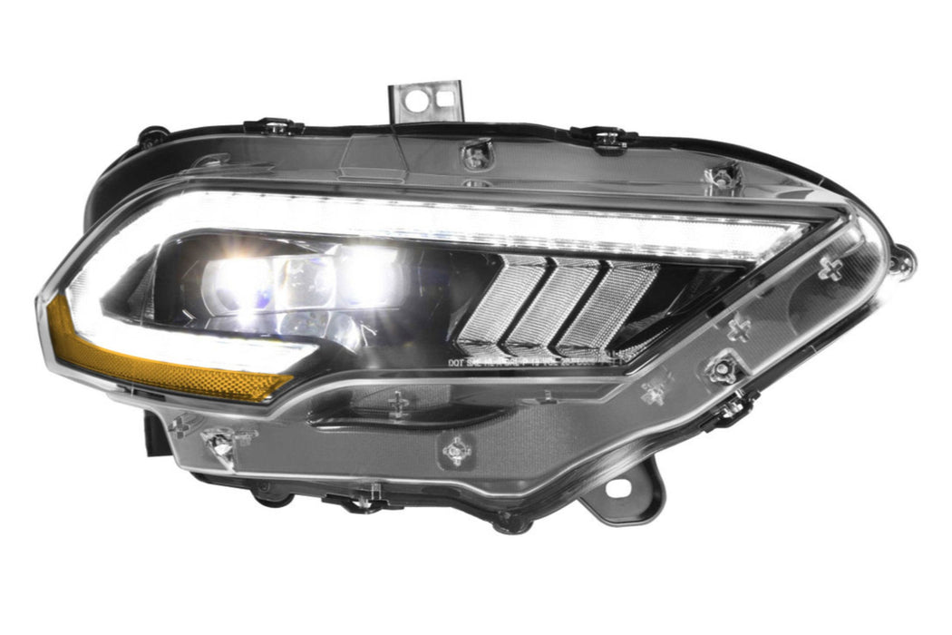 Morimoto XB LED Headlights: Ford Mustang (18-21) (Pair / ASM) (SKU: LF414)