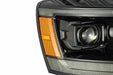 AlphaRex Luxx LED Headlights: Dodge Ram (09-18) (19+ HD Look) - Alpha-Black (Set) (SKU: 880520)