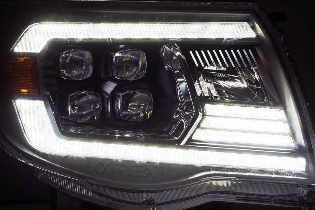 AlphaRex Nova LED Headlights: Toyota Tacoma (05-11) - Chrome (Set) (SKU: 880743)