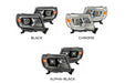 AlphaRex Luxx LED Headlights: Toyota Tacoma (05-11) - Alpha-Black (Projector Ver / Set) (SKU: 880739)