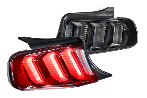 Morimoto XB LED Tails: Ford Mustang (13-14) (Pair / Facelift / Smoked) (SKU: LF422.2)