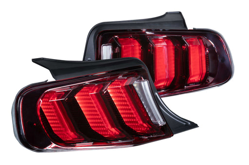 Morimoto XB LED Tails: Ford Mustang (10-12) (Pair / Facelift / Smoked) (SKU: LF442.2)