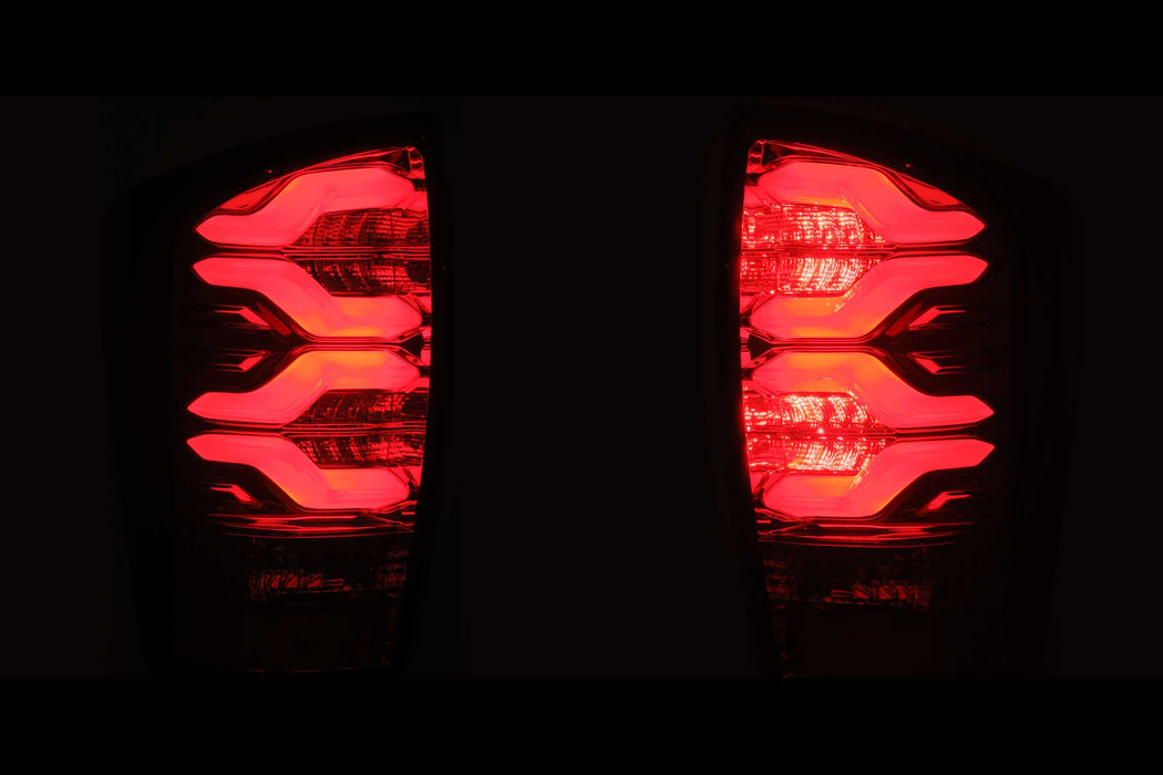 AlphaRex Pro LED Tails: Toyota Tacoma (16-20) (Jet Black) (SKU: 680010)