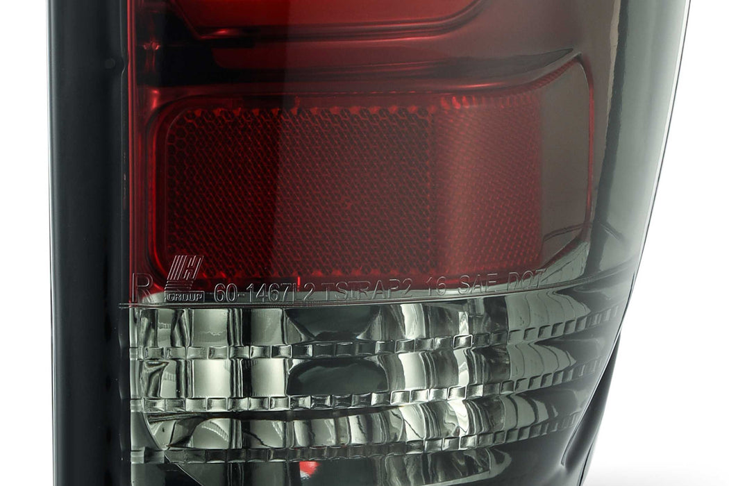 AlphaRex Pro LED Tails: Ford F150 (09-14) (Jet Black) (SKU: 650010)