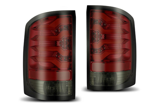 AlphaRex Pro LED Tails: GMC Sierra (14-18) (Red Smoke) (SKU: 630020)