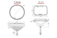 Rigid Industries 7in Headlight Kit: (Non-JK / Pair) (SKU: RIG55009)