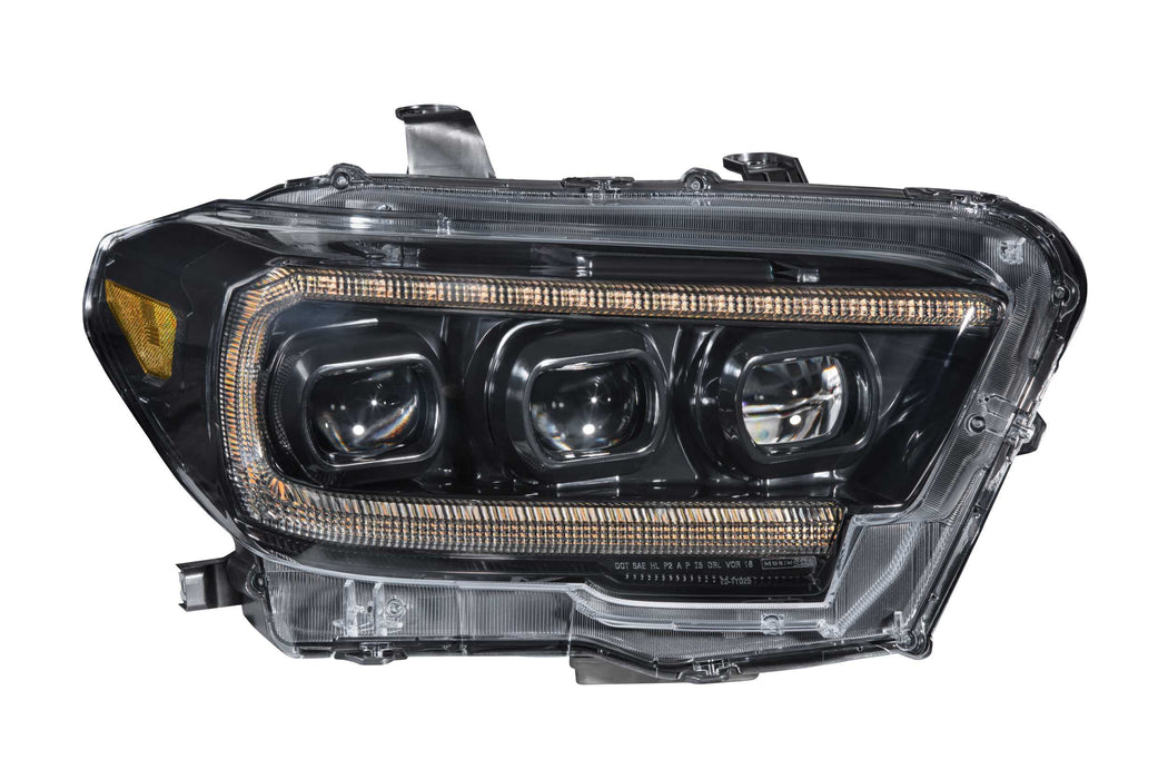 Morimoto XB LED Headlights: Toyota Tacoma (16-20) (Pair / ASM / Amber DRL) (Gen 2) (SKU: LF530.2-A-ASM)