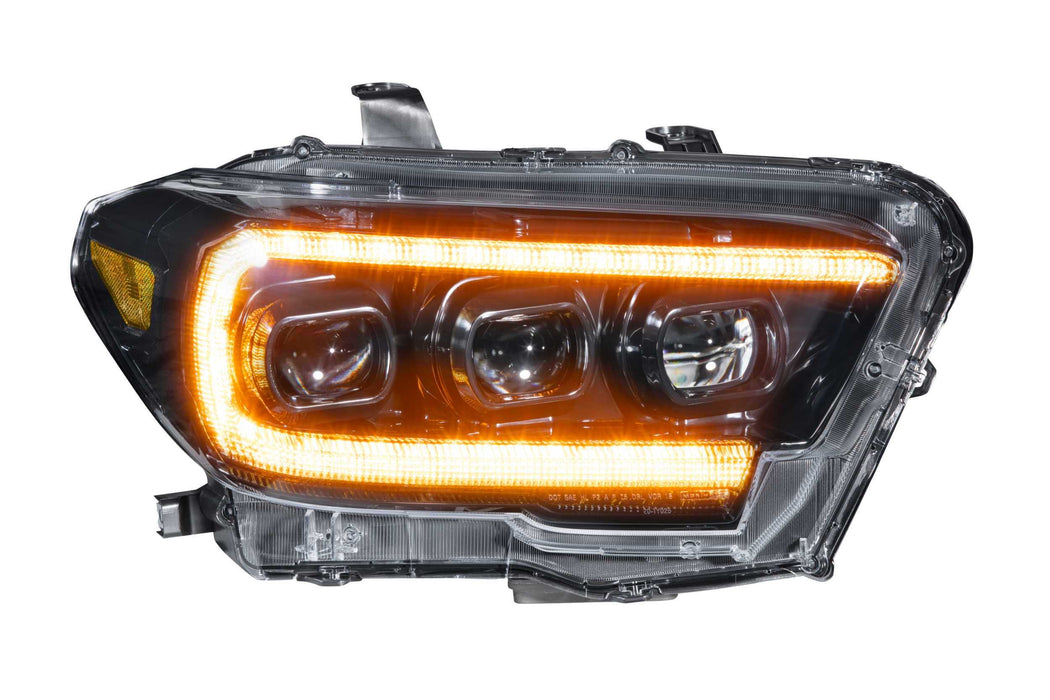 Morimoto XB LED Headlights: Toyota Tacoma (16-20) (Pair / ASM / Amber DRL) (Gen 2) (SKU: LF530.2-A-ASM)