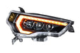 Morimoto XB LED Headlights: Toyota 4Runner (14-22) (Pair / ASM / Amber DRL) (Gen 2) (SKU: LF531.2-A-ASM)