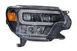 Morimoto XB Hybrid LED Headlights: Toyota Tacoma (12-15) (Pair / Smoked) (SKU: LF529)