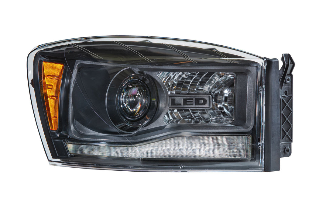 Morimoto XB Hybrid LED Headlights: Dodge Ram (06-08) (Pair / ASM) (SKU: LF558)