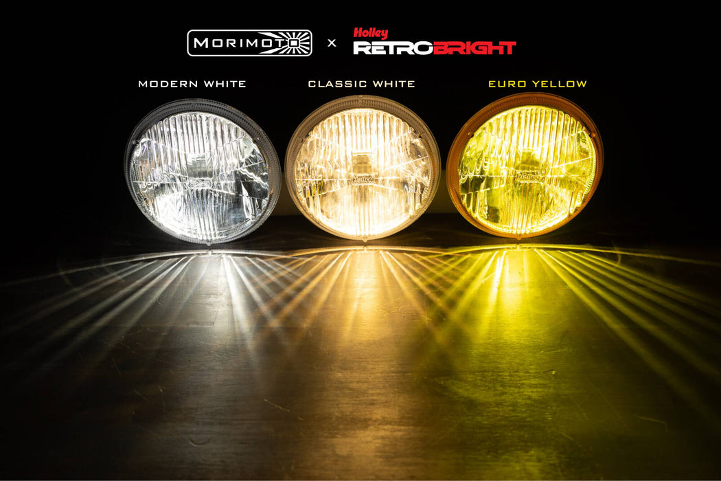 Holley RetroBright Headlight: Classic White (5.75" Round) (SKU: LFRB125)