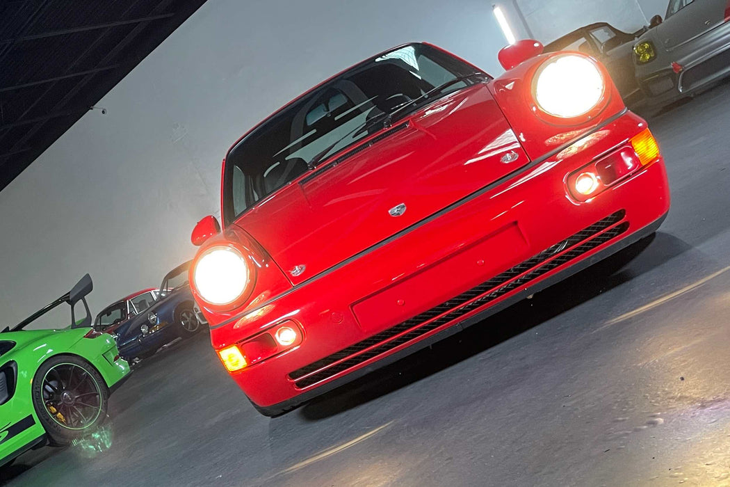 Morimoto XB LED Fogs: Type Porsche 964 (Pair / Paintable) (SKU: LF964)