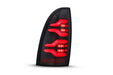 AlphaRex Luxx LED Tails: Toyota Tacoma (05-15)(Black-Red) (SKU: 680070)