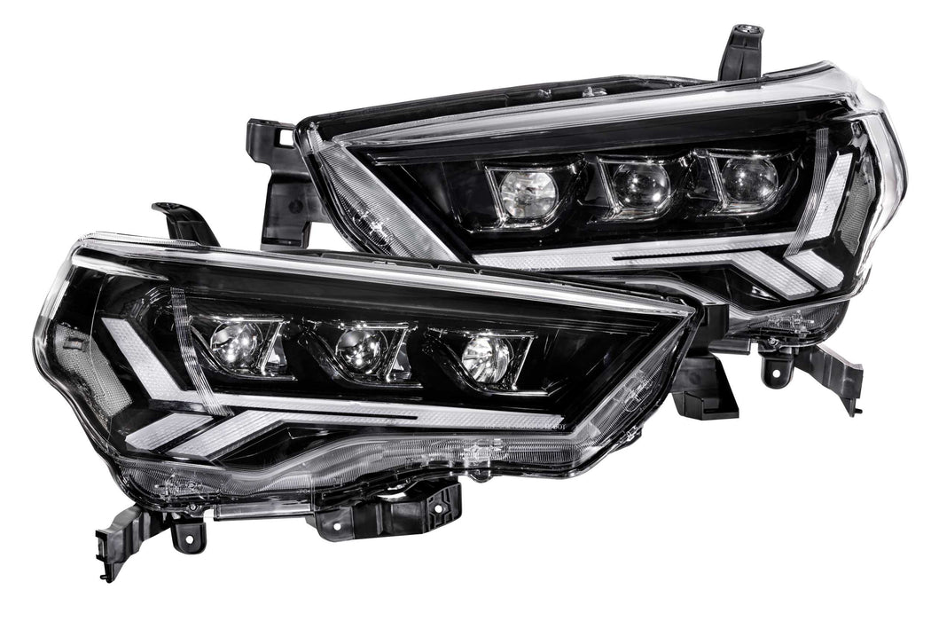 Carbide LED Headlights: Toyota 4Runner (14-20) (Pair / Amber Sidemarker)