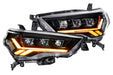 Carbide LED Headlights: Toyota 4Runner (14-20) (Pair / Amber Sidemarker)