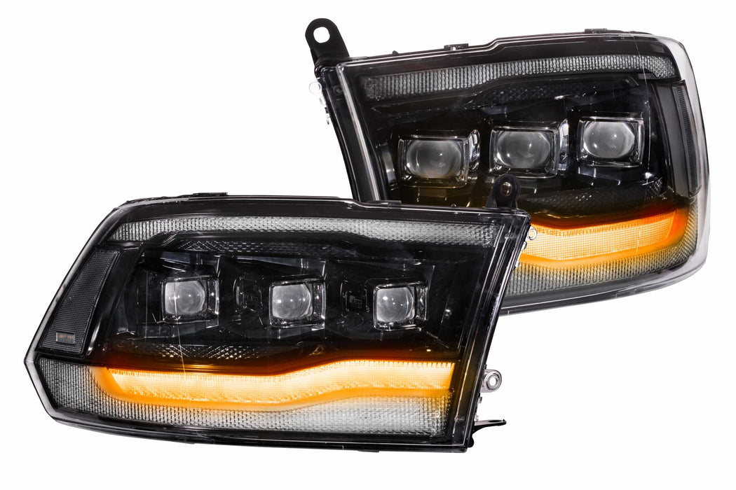 GTR Lighting Carbide LED Headlights: Dodge Ram (09-18) (Pair) (SKU: GTR.HL50)