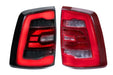 GTR Lighting Carbide LED Tails: Dodge Ram (09-18) (Pair / Facelift / Smoked) (SKU: GTR.TL10)