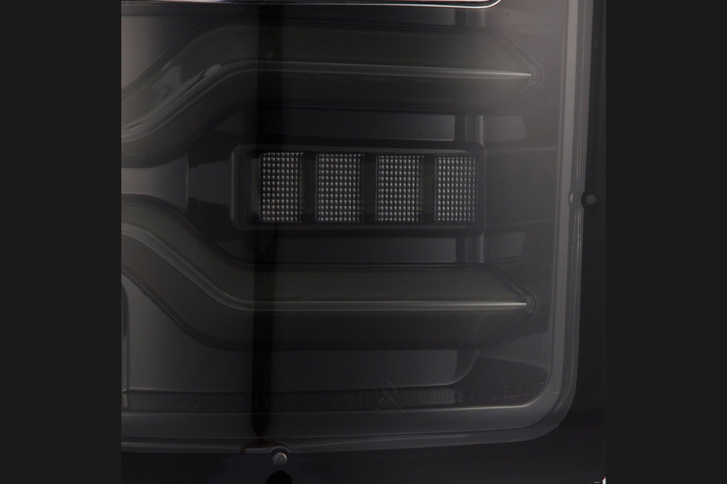 AlphaRex Luxx LED Tails: Dodge Ram 1500 (19+)(Alpha-Black) (SKU: 640030)