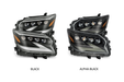 AlphaRex Nova LED Headlights: Lexus GX460 (14-19) - Black (Set) (SKU: 880300)