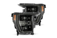 AlphaRex Luxx LED Headlights: Ford F-150 (21+) - Alpha Black (Set) (SKU: 880169)