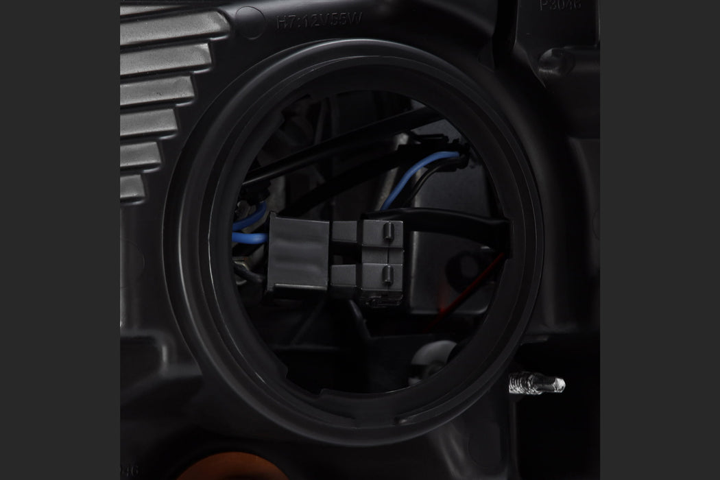 AlphaRex Pro Halogen Headlights: Ford F-150 (21+) - Black (Set) (SKU: 880293)