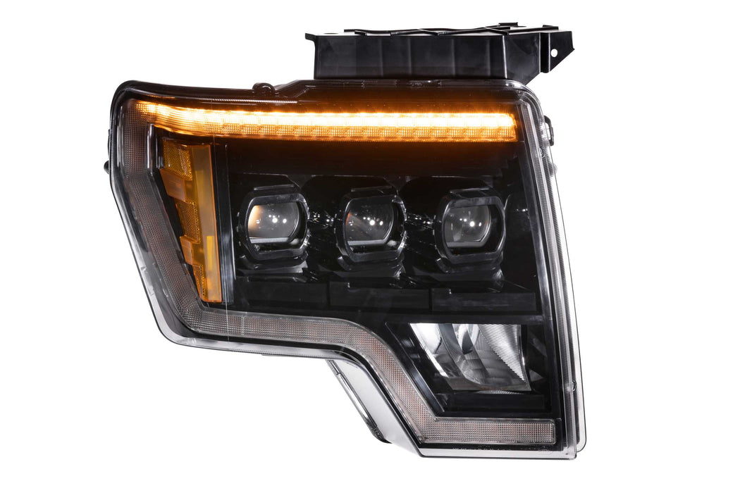 Morimoto XB LED Headlights: Ford F150 (09-14) (Pair / ASM Amber DRL) (SKU: LF506-A-ASM)