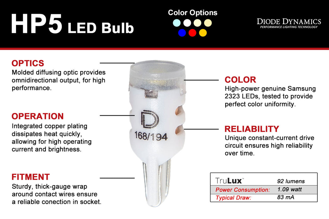 Diode Dynamics 194 LED Bulb