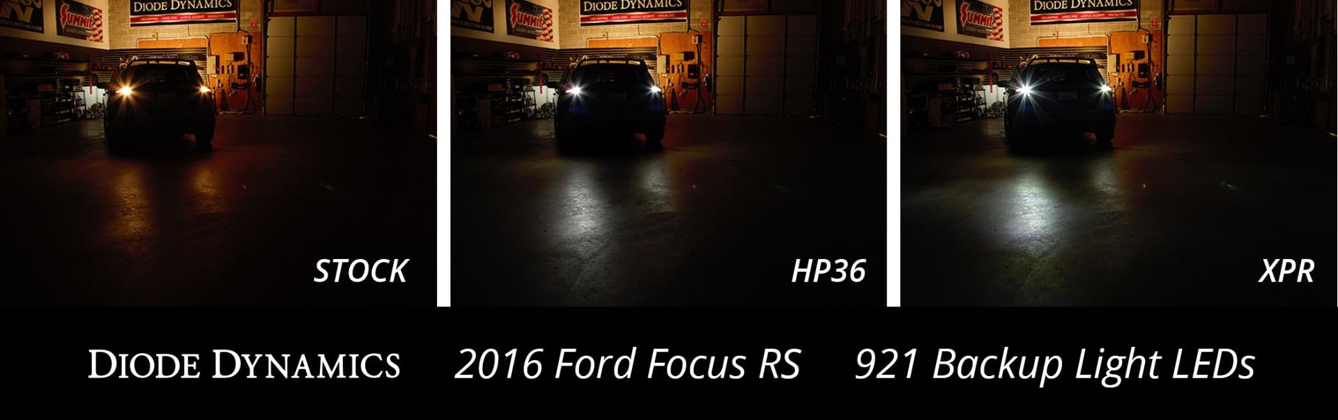 Backup LEDs for 2016-2018 Ford Focus RS (Pair) HP5 (92 Lumens) Diode Dynamics