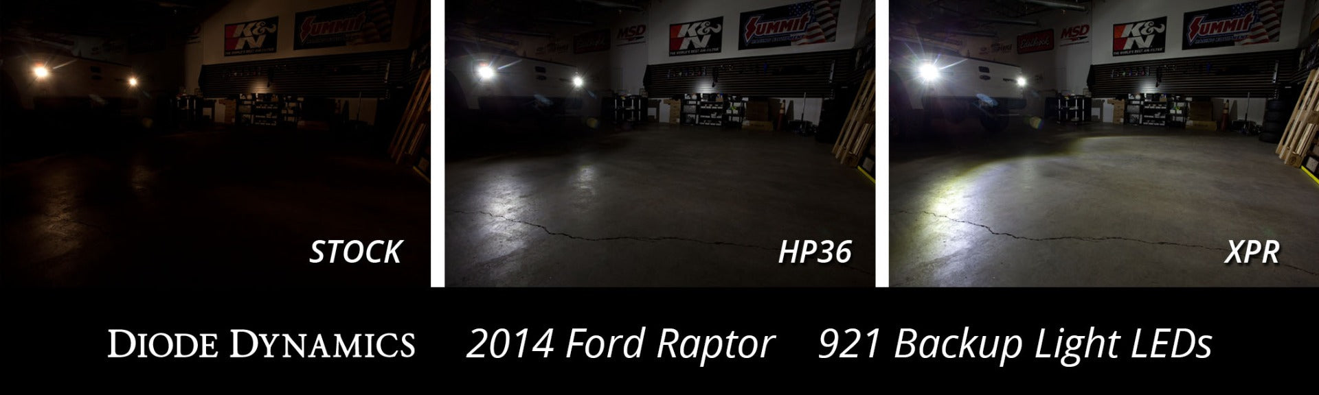 Backup LEDs for 2010-2014 Ford SVT Raptor (Pair) HP36 (210 Lumens) Diode Dynamics (Pair)