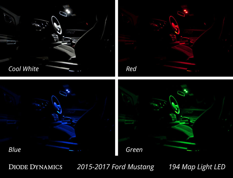 Mustang Interior Light Kit 15-17 Mustang Stage 1 Red Diode Dynamics (Kit)