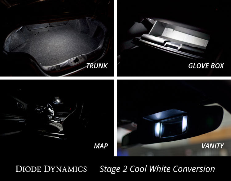 Mustang Interior Light Kit 15-17 Mustang Stage 1 Red Diode Dynamics (Kit)
