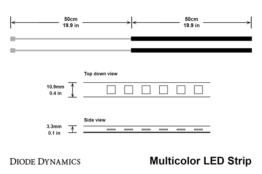 RGBW Multicolor Underglow LED Kit Diode Dynamics (Kit)