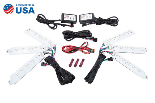 2015-2016 Ford Mustang RGBW DRL LED Boards Diode Dynamics (Kit)