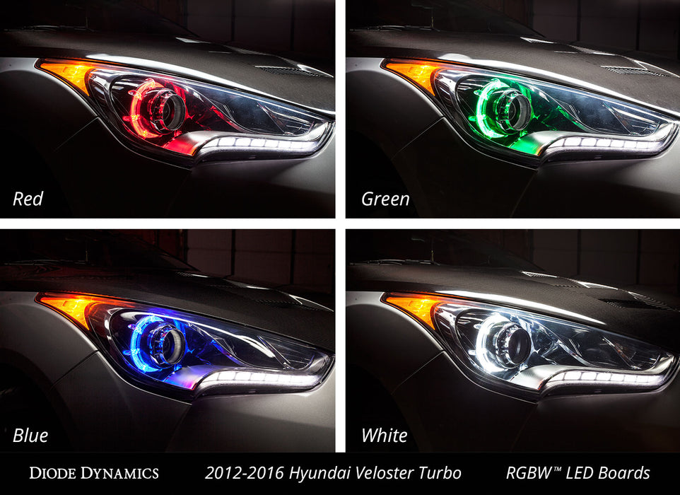 2012-2016 Hyundai Veloster Turbo RGBW LED Boards Diode Dynamics (Kit)