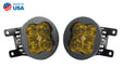 SS3 LED Fog Light Kit for 2009-2014 Ford Focus Yellow SAE/DOT Fog Diode Dynamics (Pair)