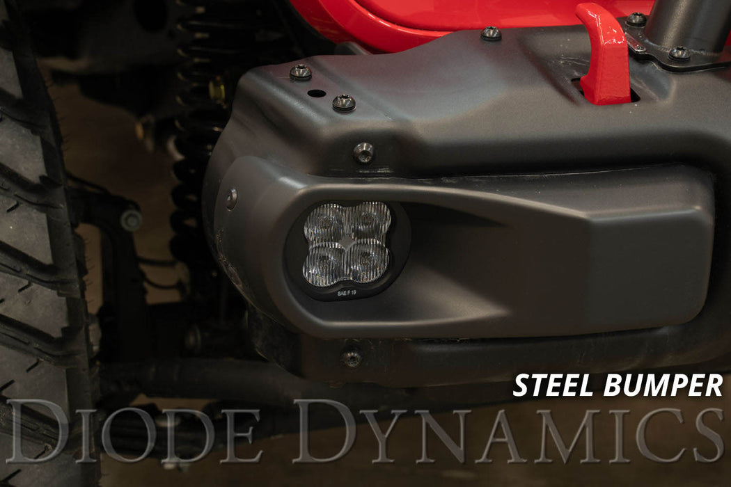 SS3 LED Fog Light Kit for 2020 Jeep Gladiator Overland/Rubicon White SAE/DOT Driving Diode Dynamics (Pair)