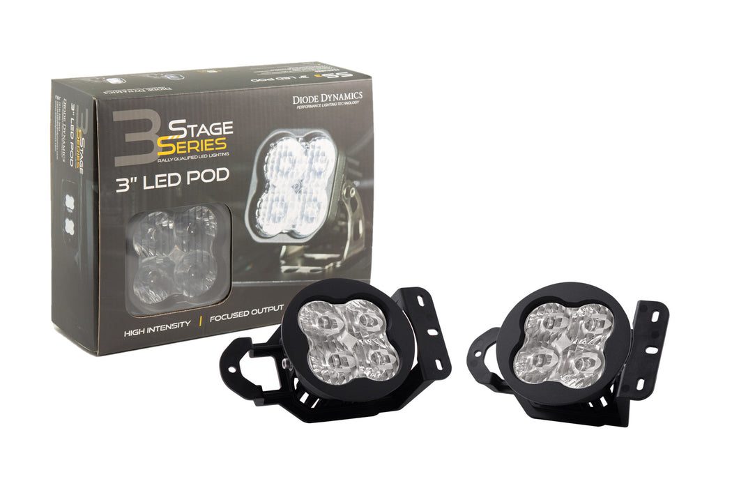 Stage Series 3" SAE/DOT Type MS Fog Light Kit