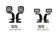 Ditch Light Brackets for 2014-2019 GMC Sierra 1500 Diode Dynamics  (Kit)