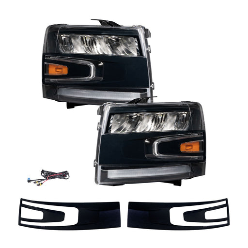 Form Lighting 2007-2013 Chevrolet Silverado LED Reflector Headlights (SKU: FL0004)