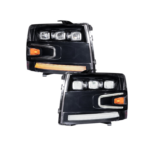 Form Lighting 2007-2013 Chevrolet Silverado LED Projector Headlights (SKU: FL0005)