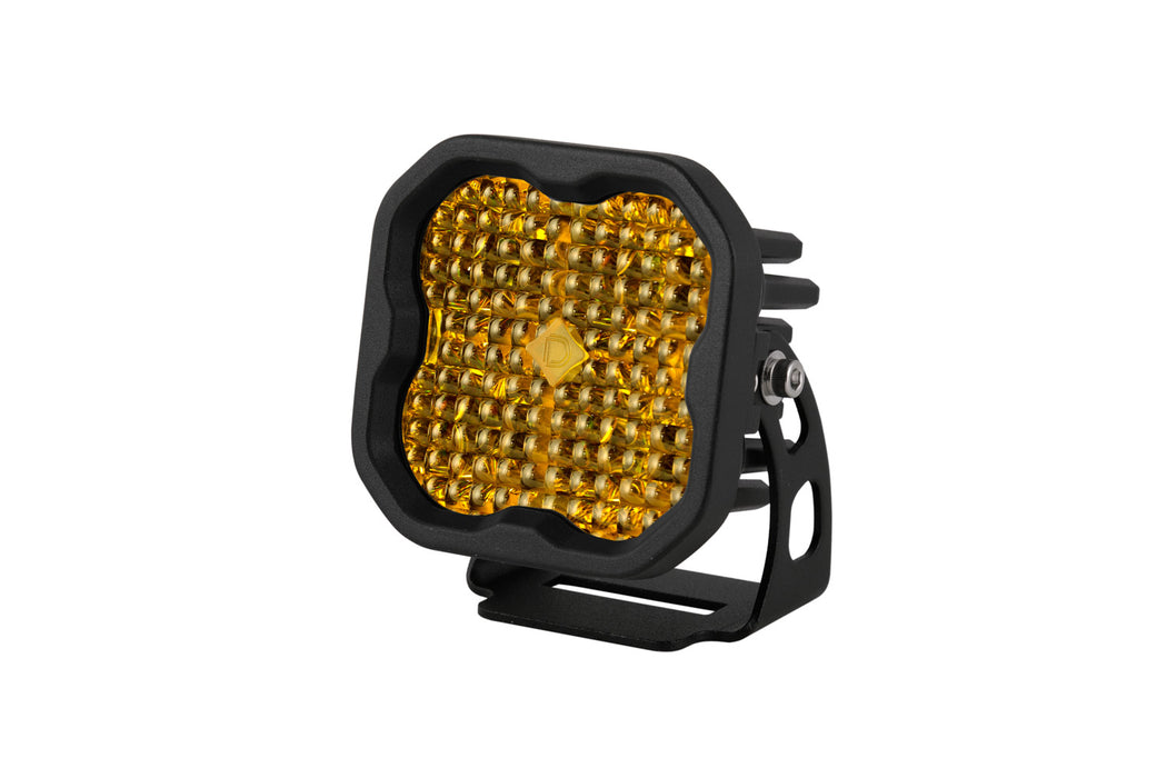 Diode Dynamics Standard SS3 LED Pod w/ Backlight (Yellow; Single)