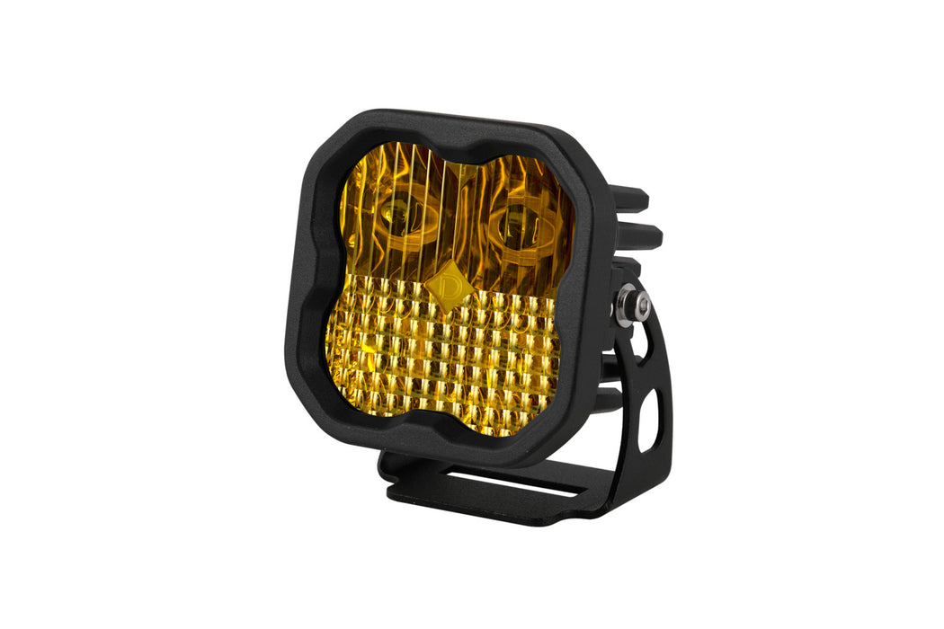 Diode Dynamics SS3 Standard LED Pod w/Backlight (Yellow; Single)