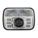 7x6 Inch 45W Rectangle Hi-Lo Beam LED light (H4 Plug)