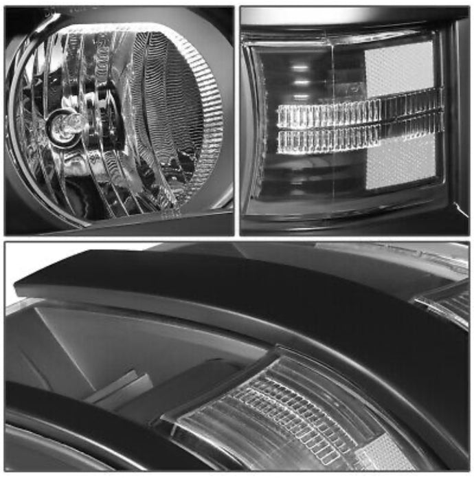 Chevrolet Silverado HD (15-19): Headlight Assemblies Black Clear Marker