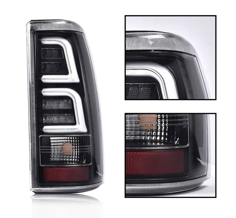 Chevrolet Silverado (03-07; Cateye): Custom LED DRL “W” Tail Light Assemblies