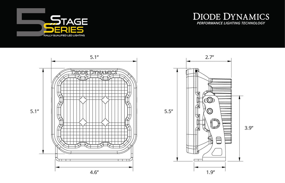 Diode Dynamics SS5 LED Pod (single)
