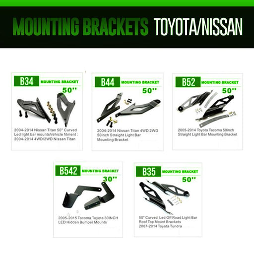 Toyota/Nissan Brackets